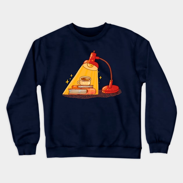 Desk Lamp Crewneck Sweatshirt by Tania Tania